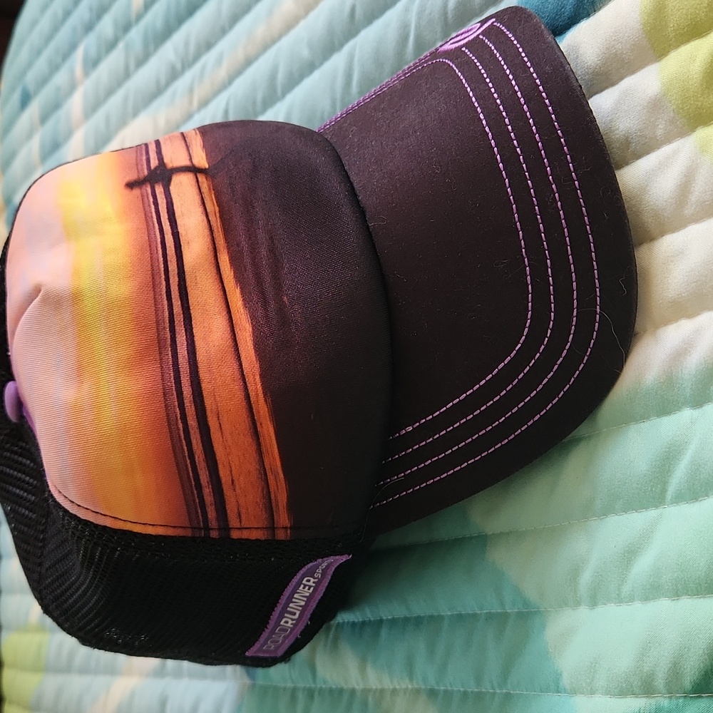 Roadrunner Sports Sunset Graphic Trucker Hat